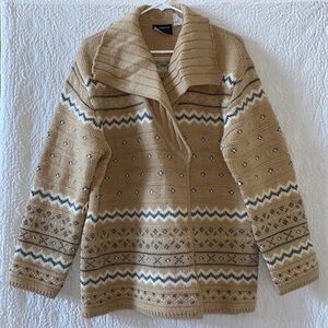 Liz Claiborne Sport Wool Knit Cardigan Sweater